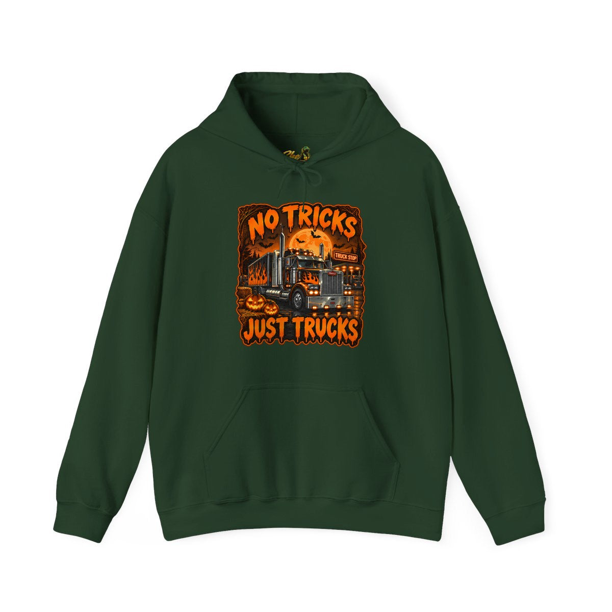 Halloween - No Tricks Just Trucks - Hoodie - Multiple Colors
