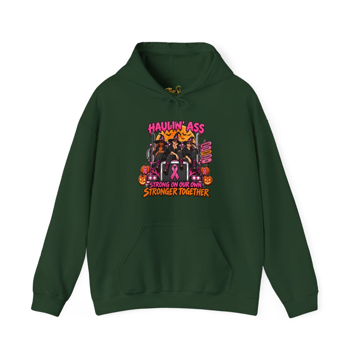 Halloween - Haulin' Ass, Stronger Together - Hoodie - Multiple Colors