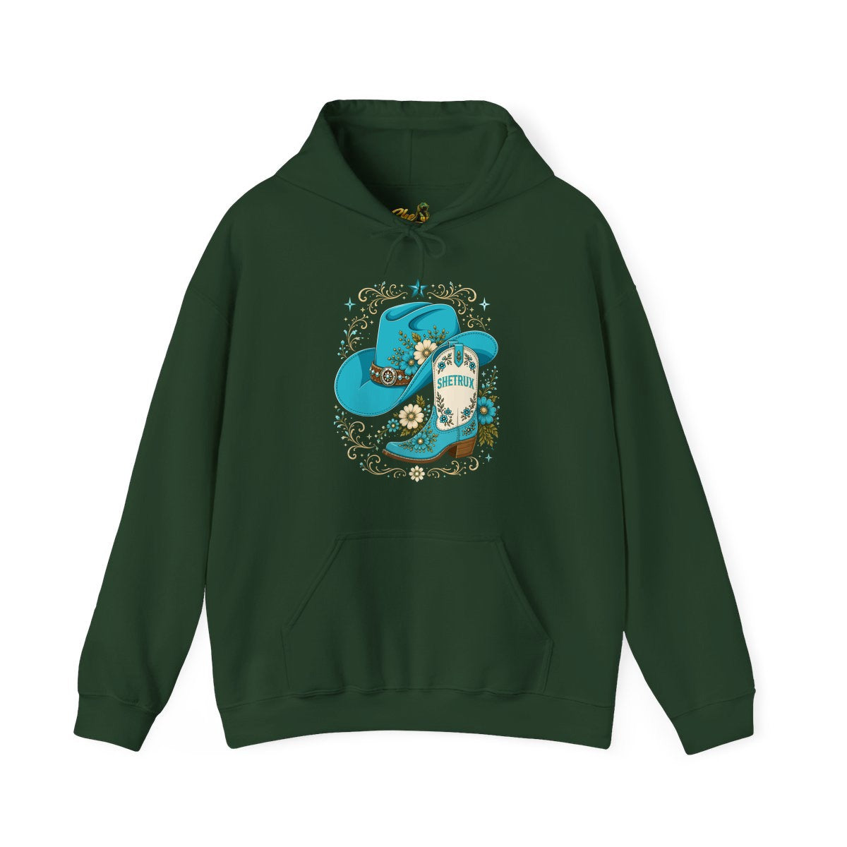 SheTrux Hat Boot Blue - Hoodie - Multiple Colors