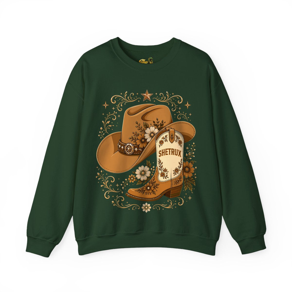 SheTrux Hat Boot Brown - Sweatshirt - Multiple Colors