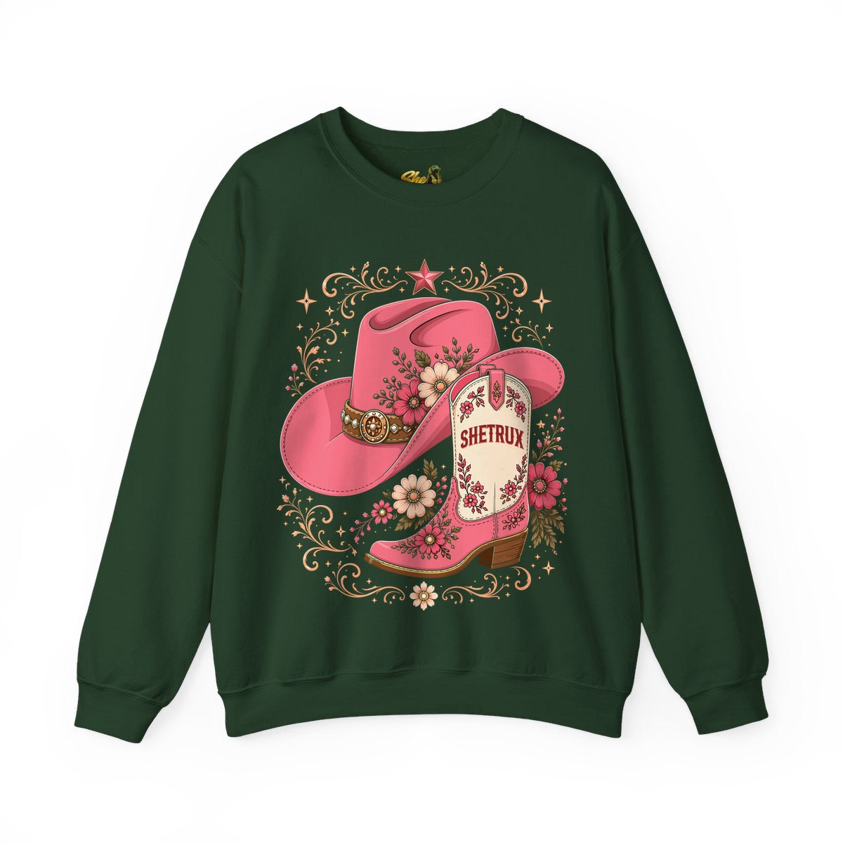 SheTrux Hat Boot Pink - Sweatshirt - Multiple Colors