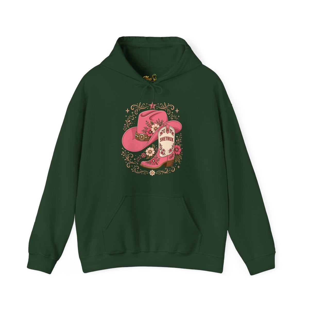 SheTrux Hat Boot Pink - Hoodie - Multiple Colors