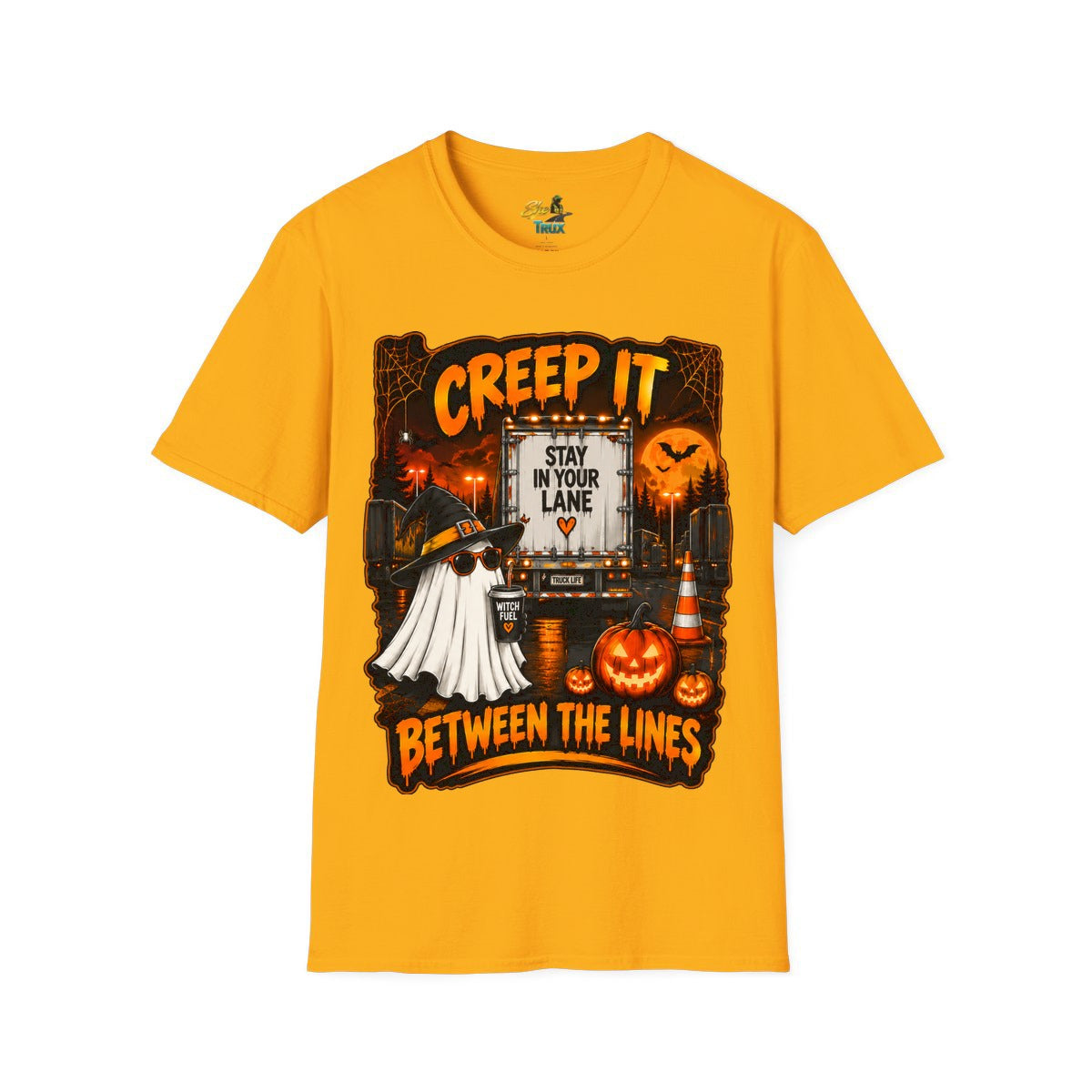 Halloween - Creep It Between The Lines - T-Shirt - Multiple Colors
