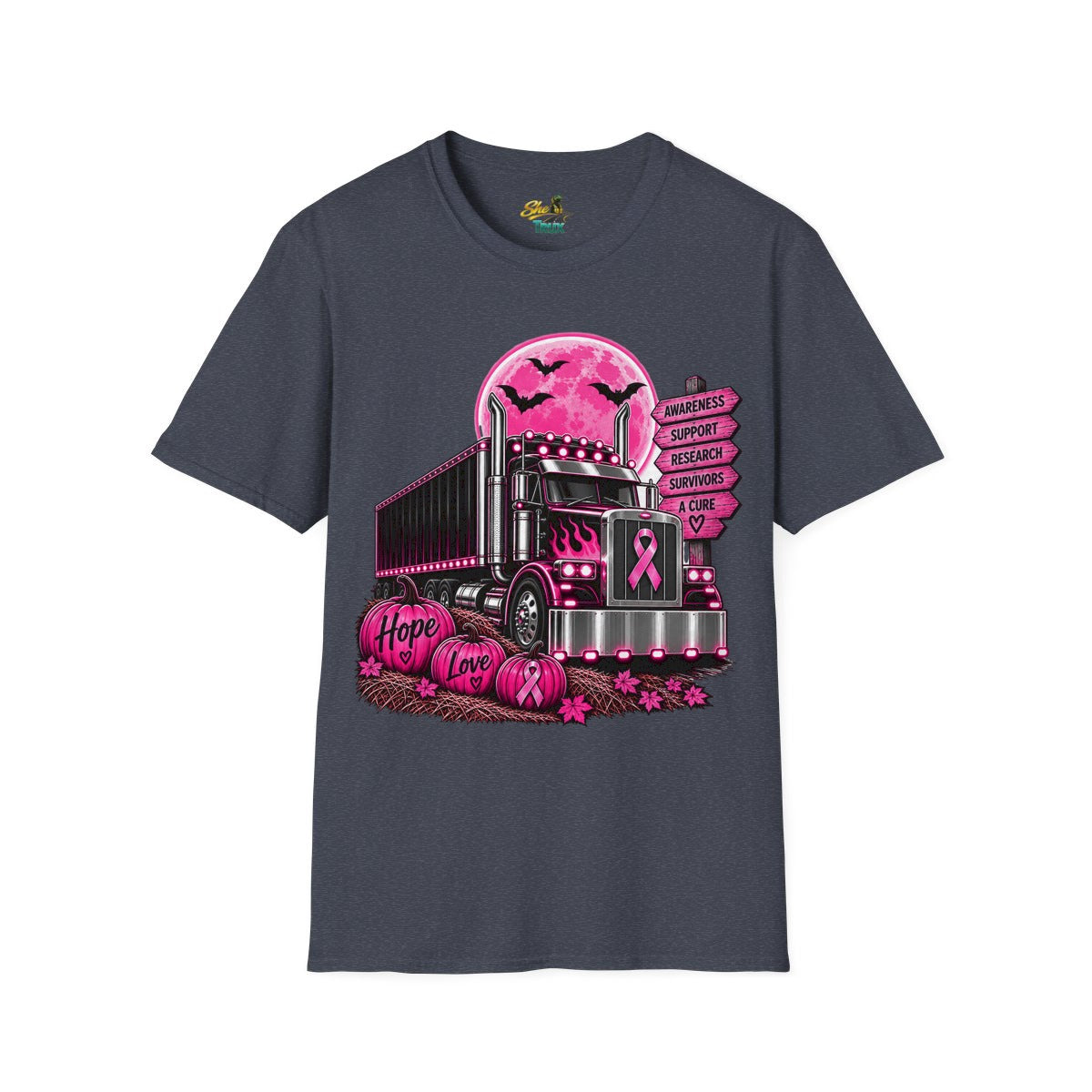 Halloween - Hope, Love, Awareness - T-Shirt - Multiple Colors