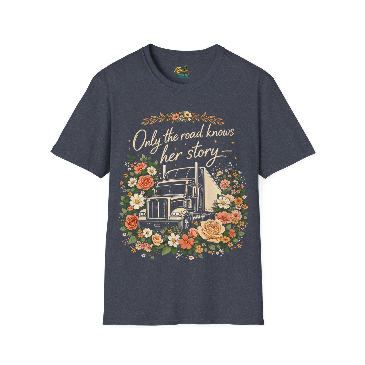 Only the Road Knows Her Story - T-Shirt - Multiple Colors