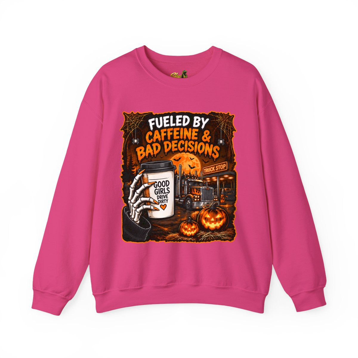Halloween - Fueled By Caffeine and Bad Decisions - Sweatshirt - Multiple Colors