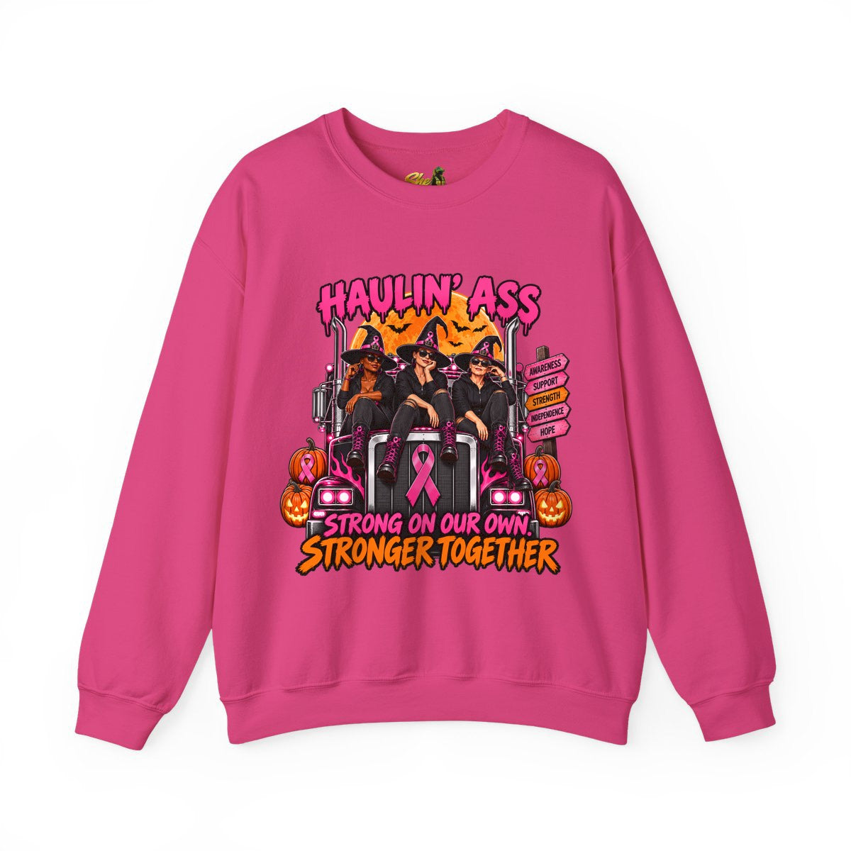 Halloween - Haulin' Ass, Stronger Together - Sweatshirt - Multiple Colors
