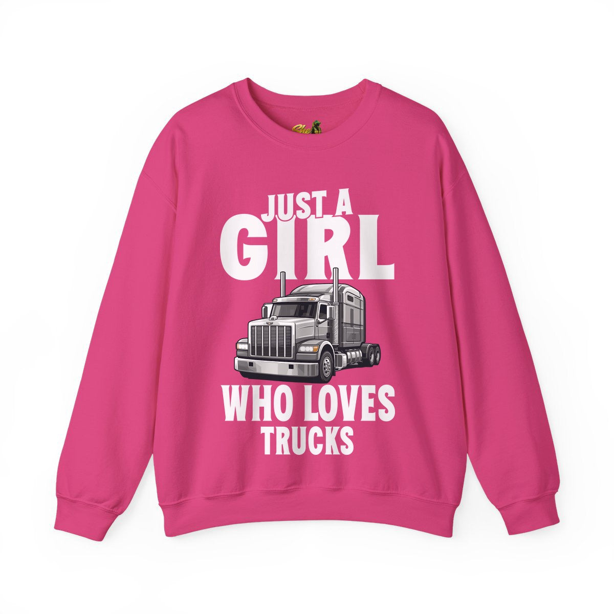 Just a Girl Who Loves Trucks - Sweatshirt - Multiple Colors