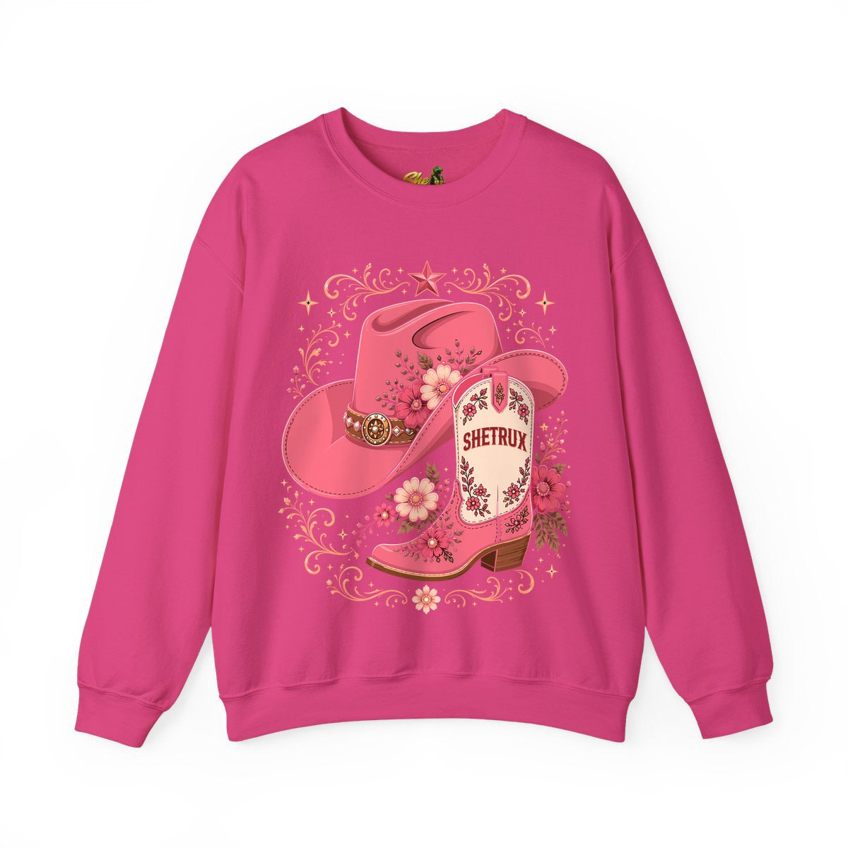 SheTrux Hat Boot Pink - Sweatshirt - Multiple Colors