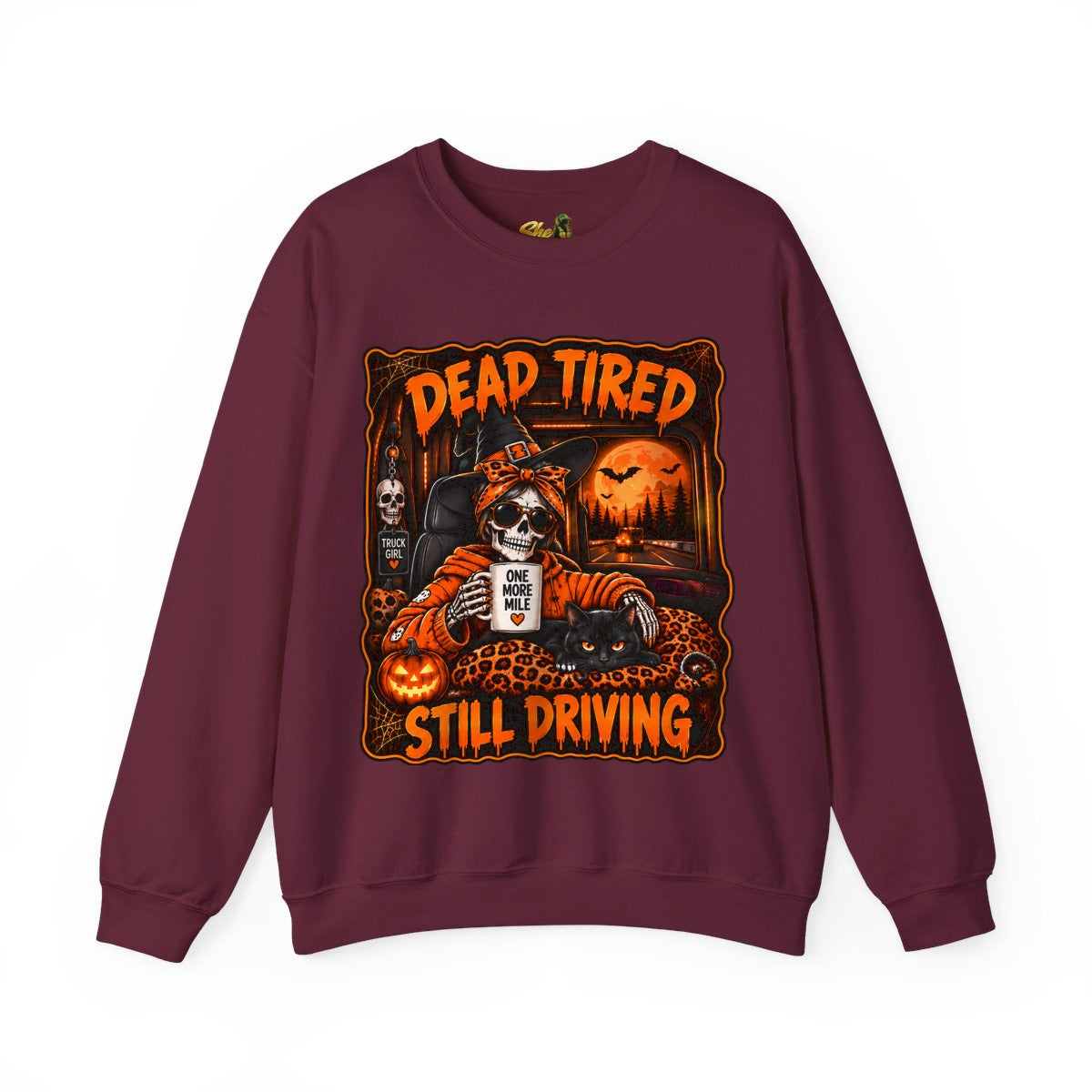 Halloween - Dead Tired, Still Driving - Sweatshirt - Multiple Colors