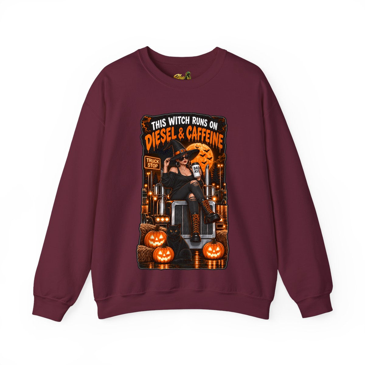 Halloween - Diesel and Caffeine - Sweatshirt - Multiple Colors
