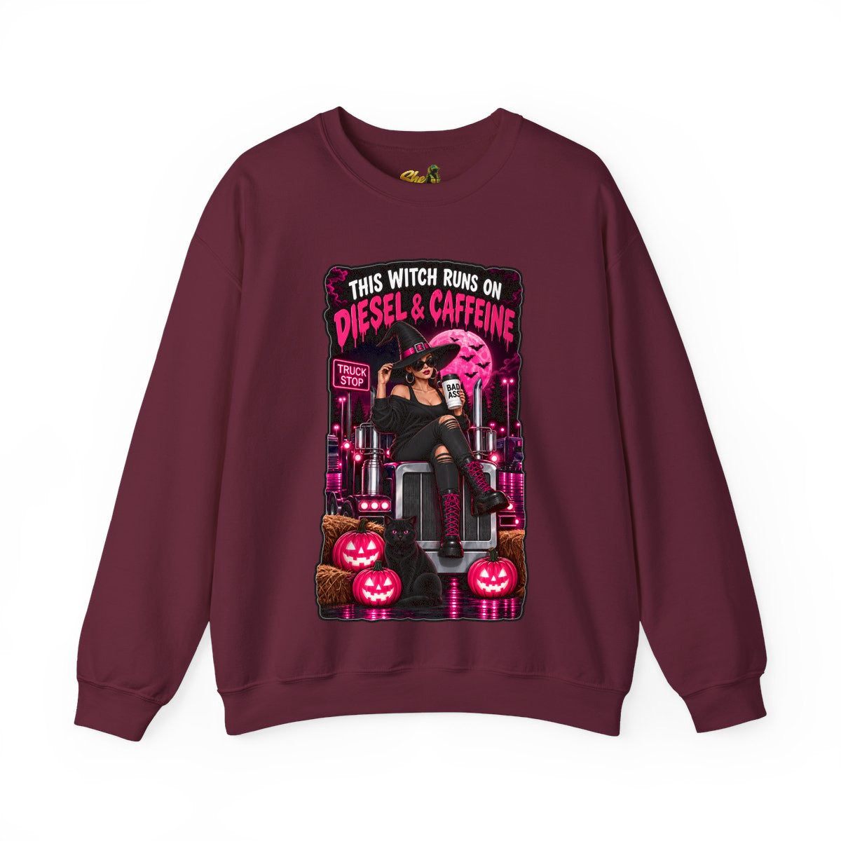 Halloween - Diesel and Caffeine - Sweatshirt - Multiple Colors