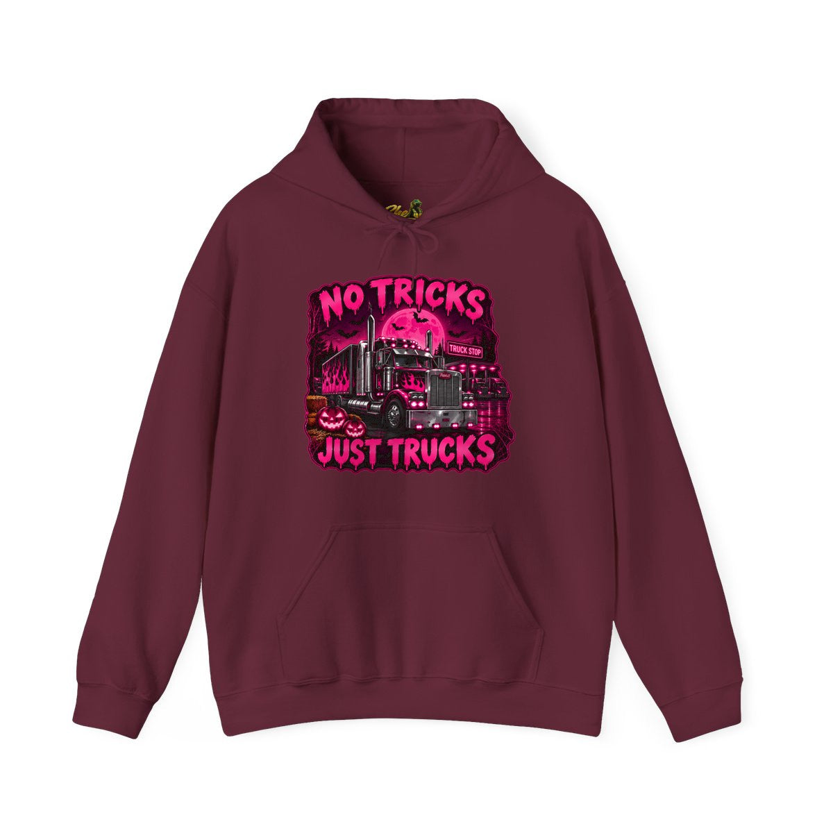 Halloween - No Tricks Just Trucks - Hoodie - Multiple Colors