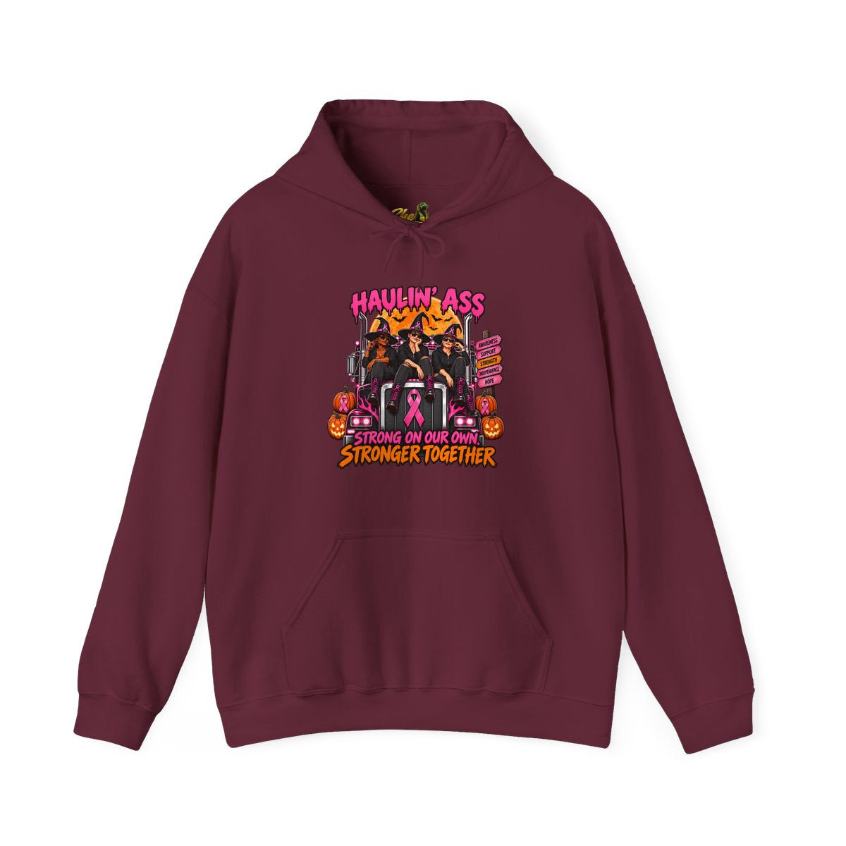 Halloween - Haulin' Ass, Stronger Together - Hoodie - Multiple Colors