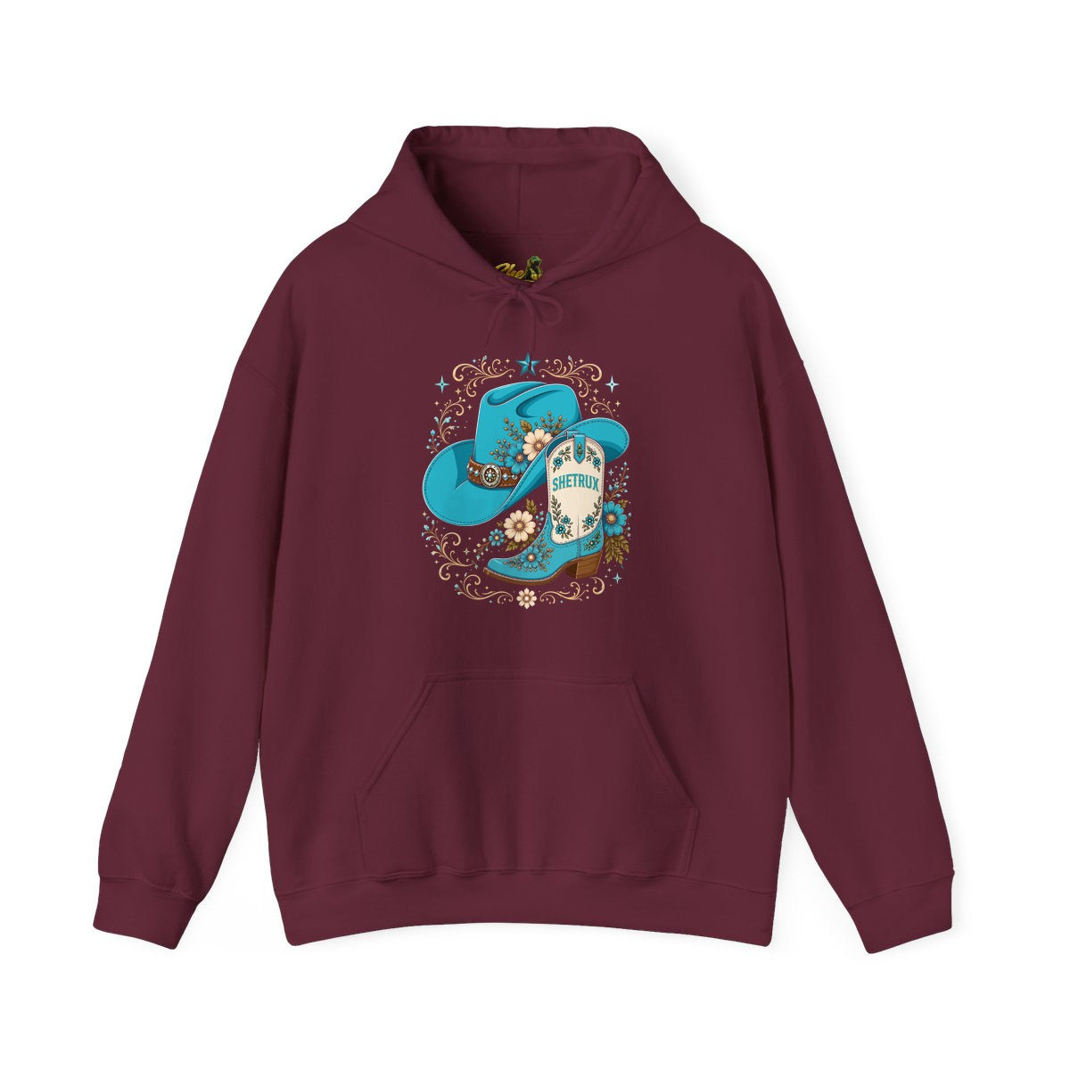 SheTrux Hat Boot Blue - Hoodie - Multiple Colors