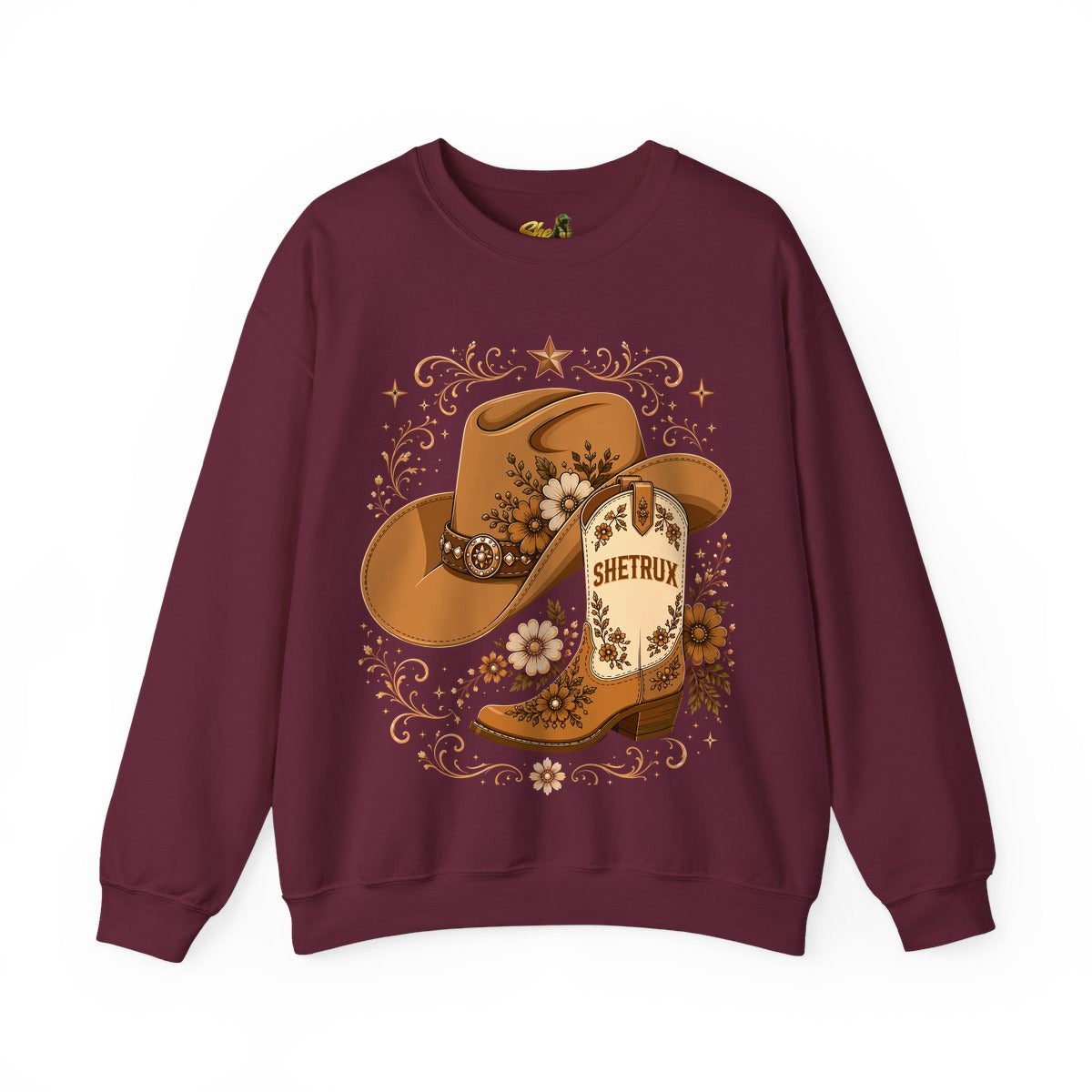 SheTrux Hat Boot Brown - Sweatshirt - Multiple Colors