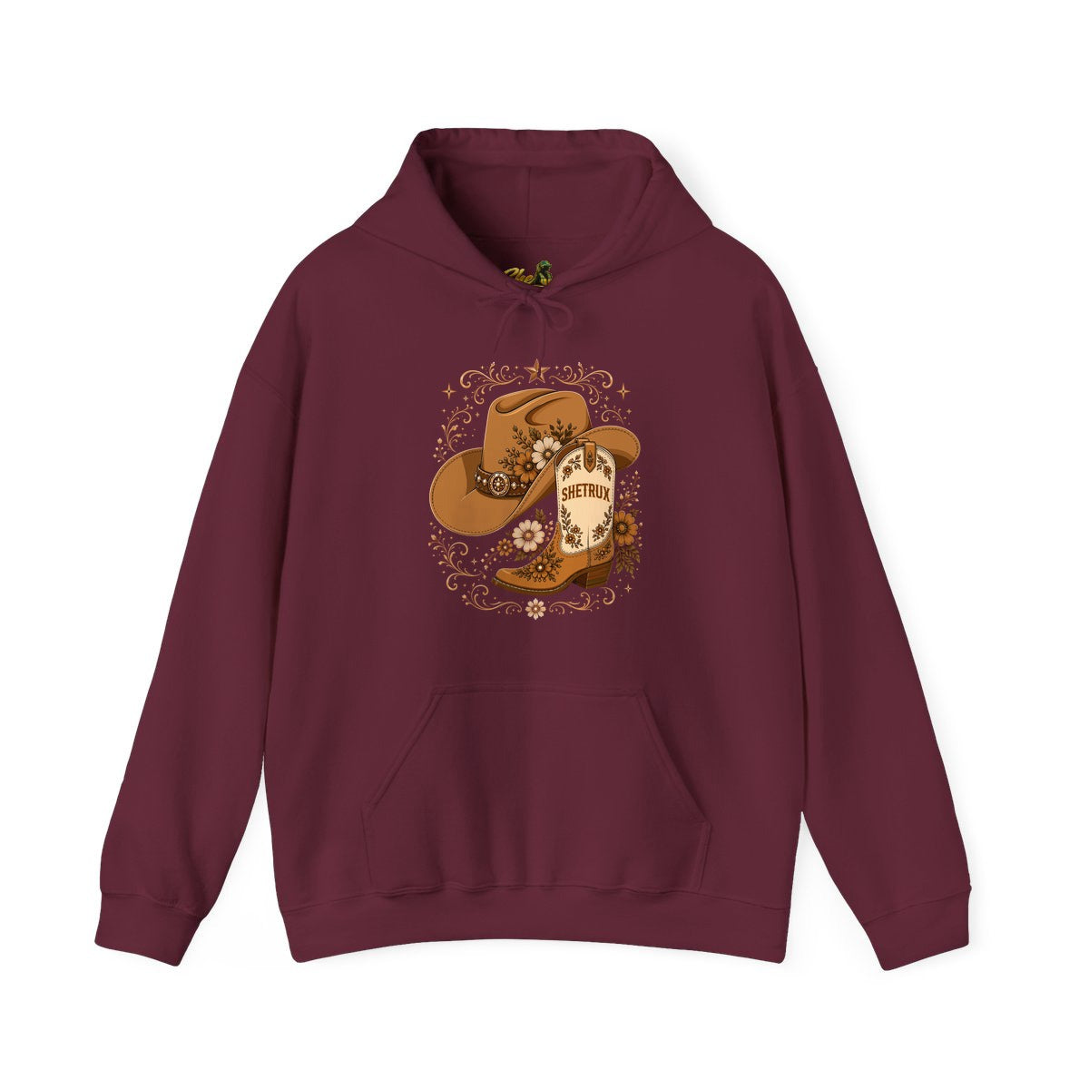 SheTrux Hat Boot Brown - Hoodie - Multiple Colors