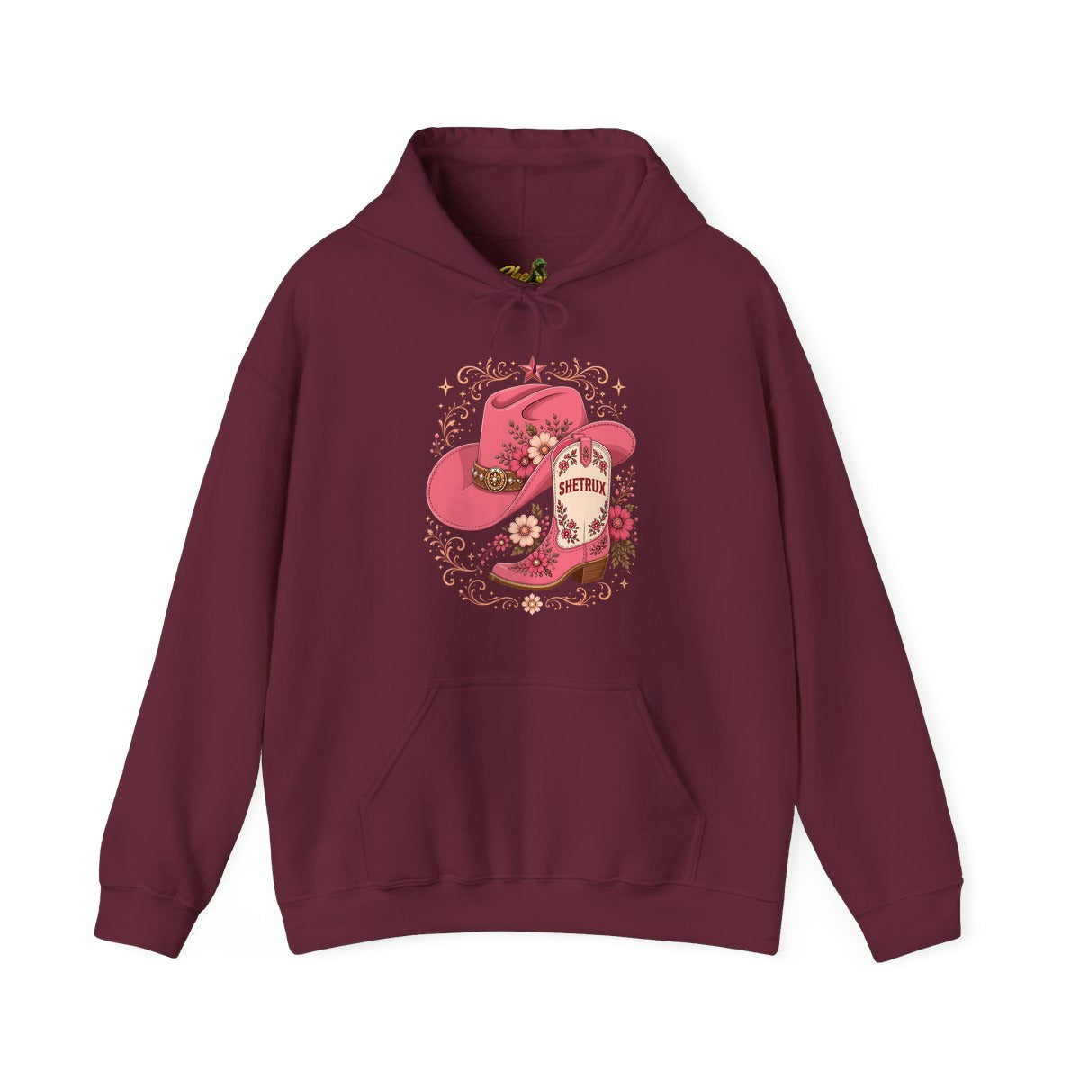 SheTrux Hat Boot Pink - Hoodie - Multiple Colors
