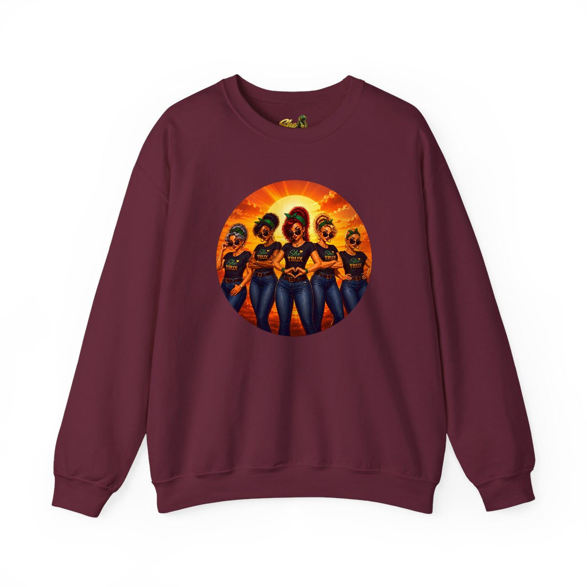 SheTrux Women Sunset - Sweatshirt - Multiple Colors