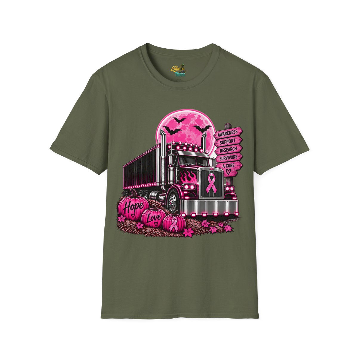 Halloween - Hope, Love, Awareness - T-Shirt - Multiple Colors