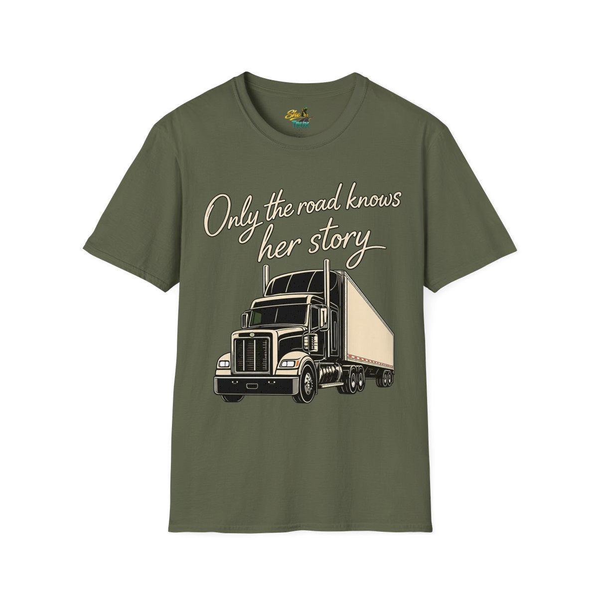 Only The Road Knows Her Story - T-Shirt - Multiple Colors