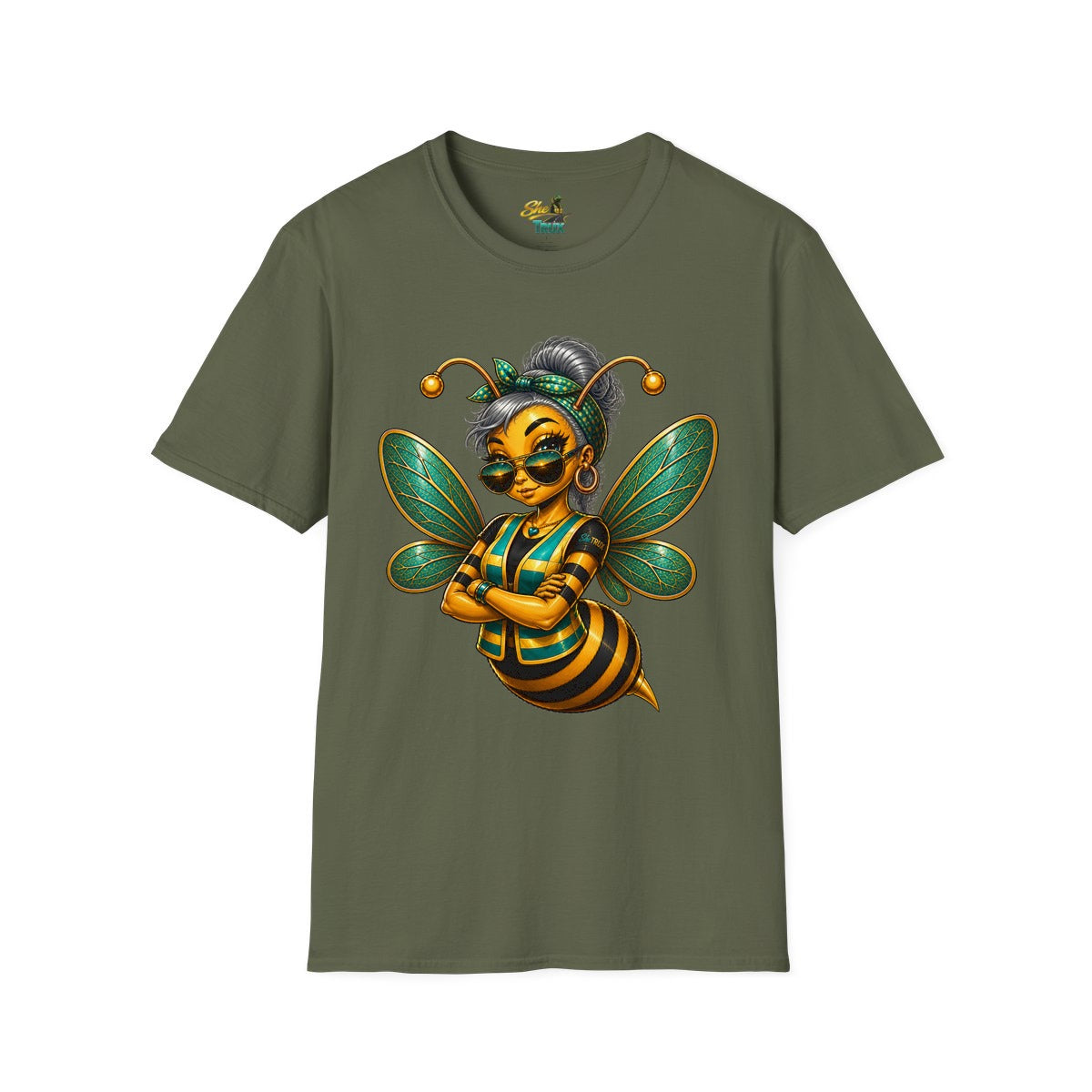SheTrux Bee Gray - T-Shirt - Multiple Colors