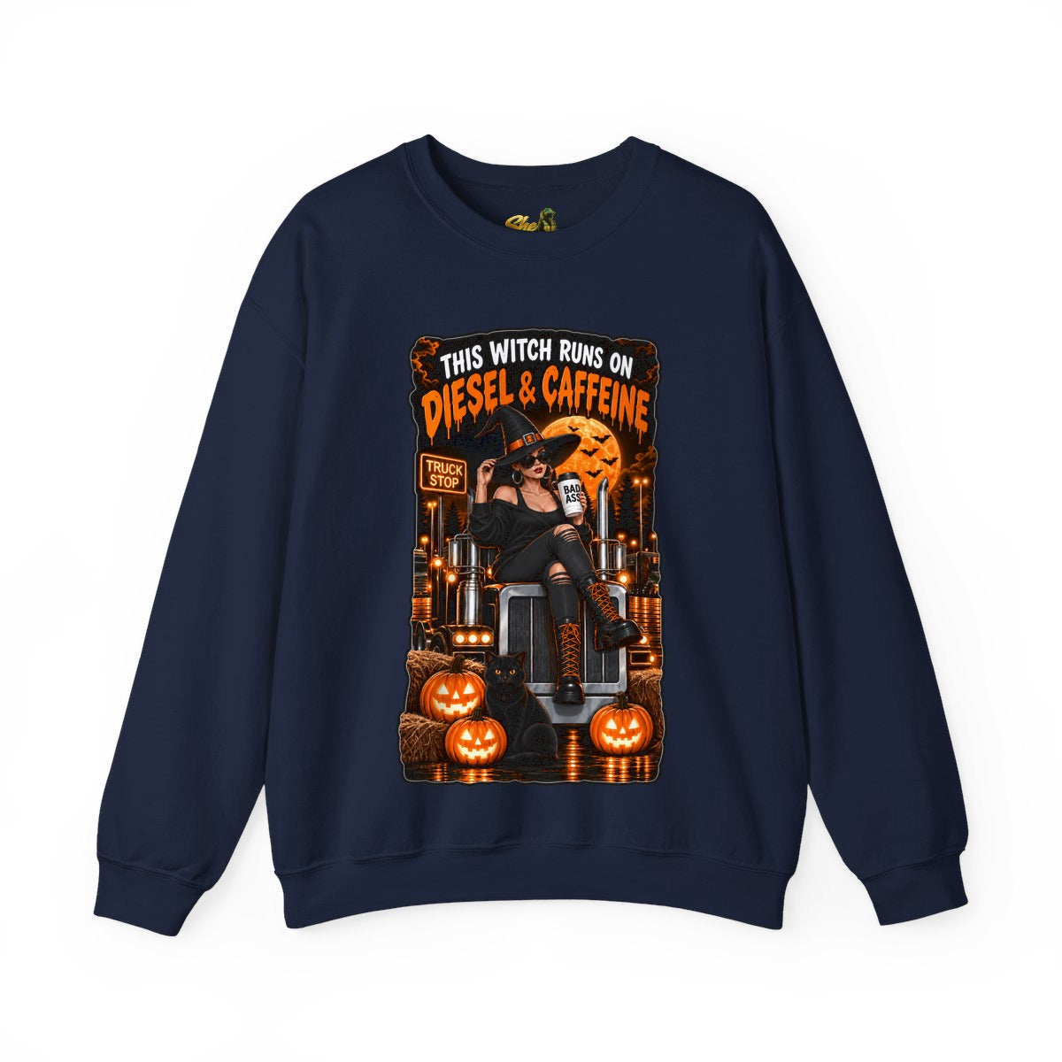 Halloween - Diesel and Caffeine - Sweatshirt - Multiple Colors