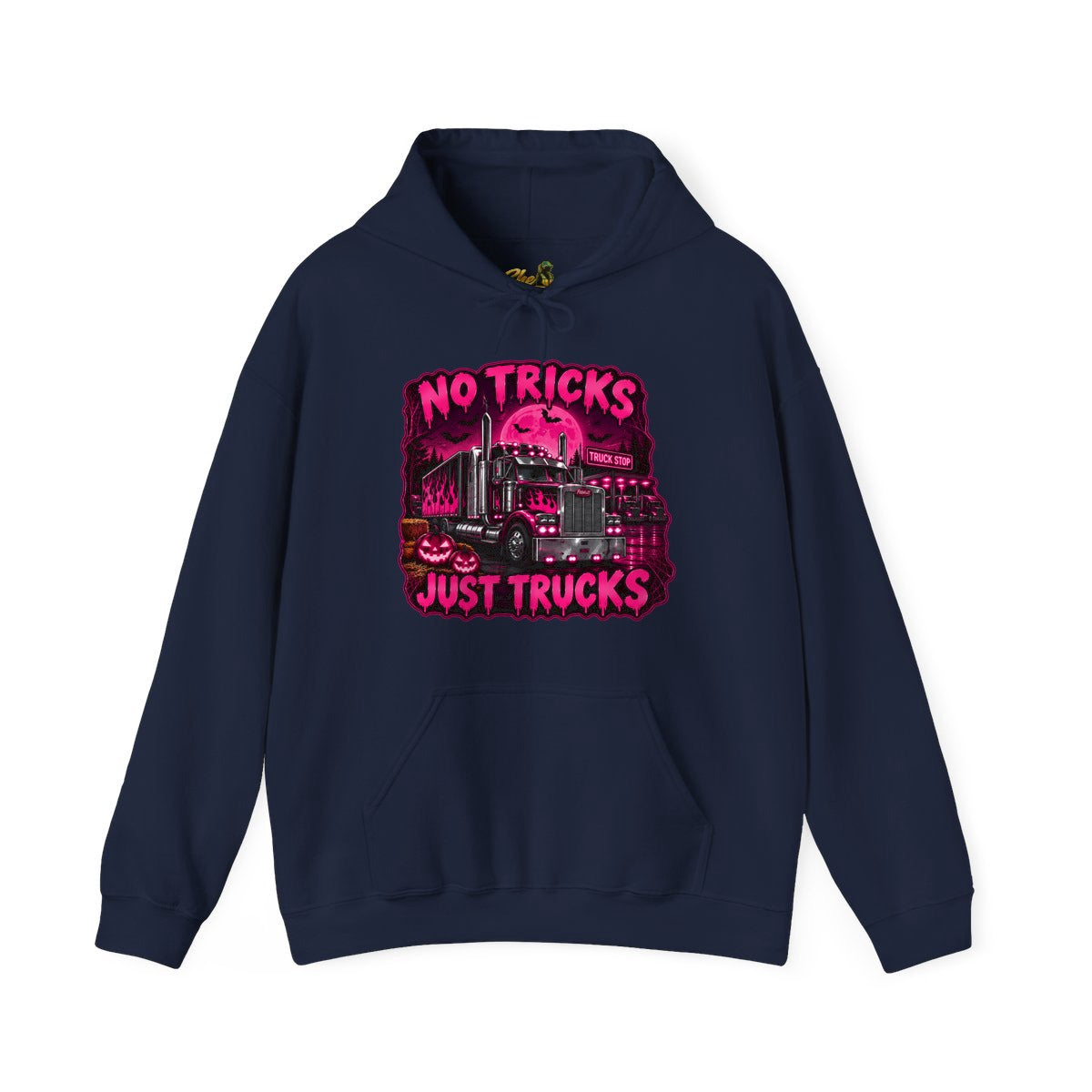Halloween - No Tricks Just Trucks - Hoodie - Multiple Colors