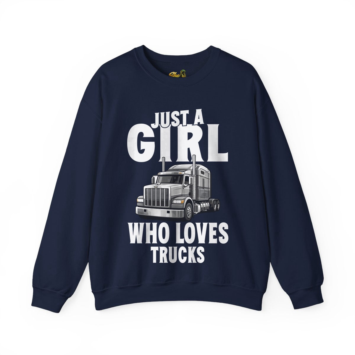 Just a Girl Who Loves Trucks - Sweatshirt - Multiple Colors