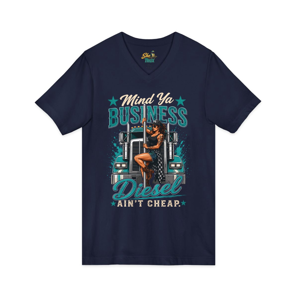 Mind Ya Business - V-Neck - Multiple Colors