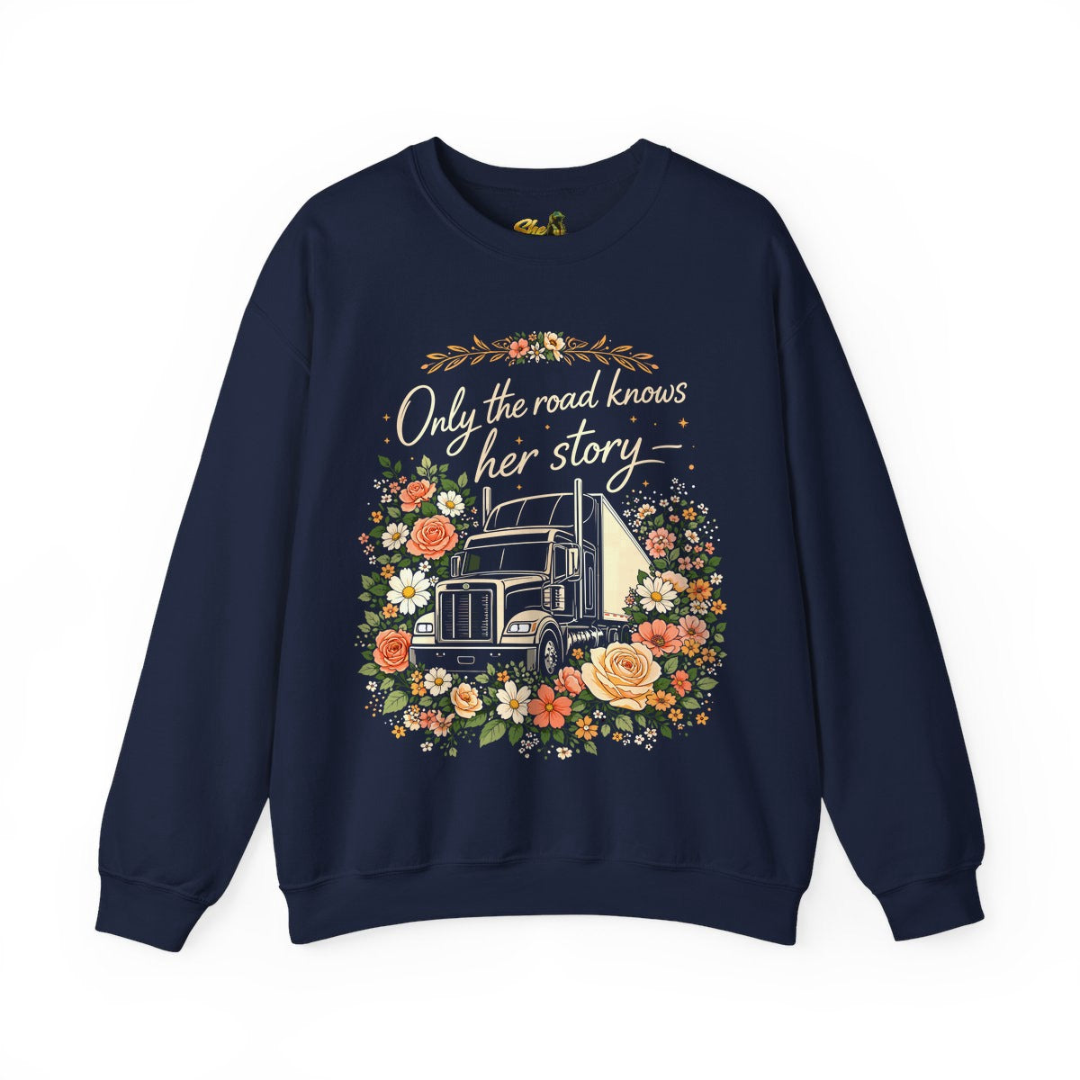 Only the Road Knows Her Story - Sweatshirt - Multiple Colors