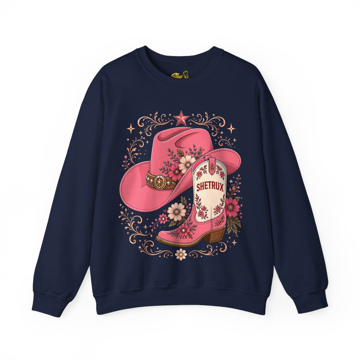 SheTrux Hat Boot Pink - Sweatshirt - Multiple Colors