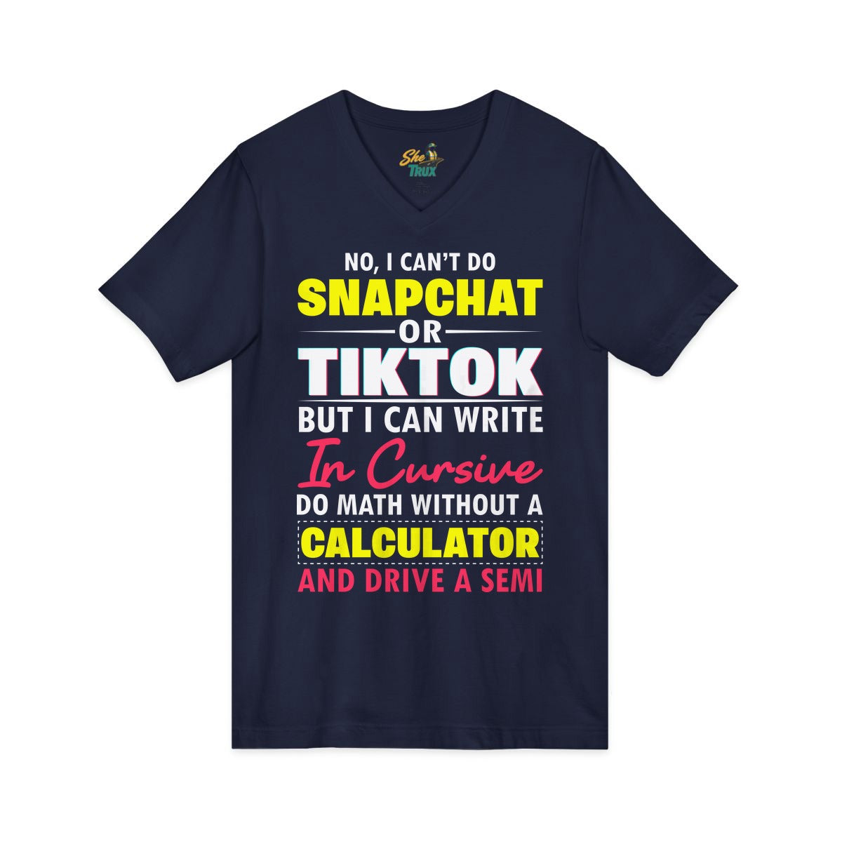Snapchat Tiktok - V-Neck - Multiple Colors