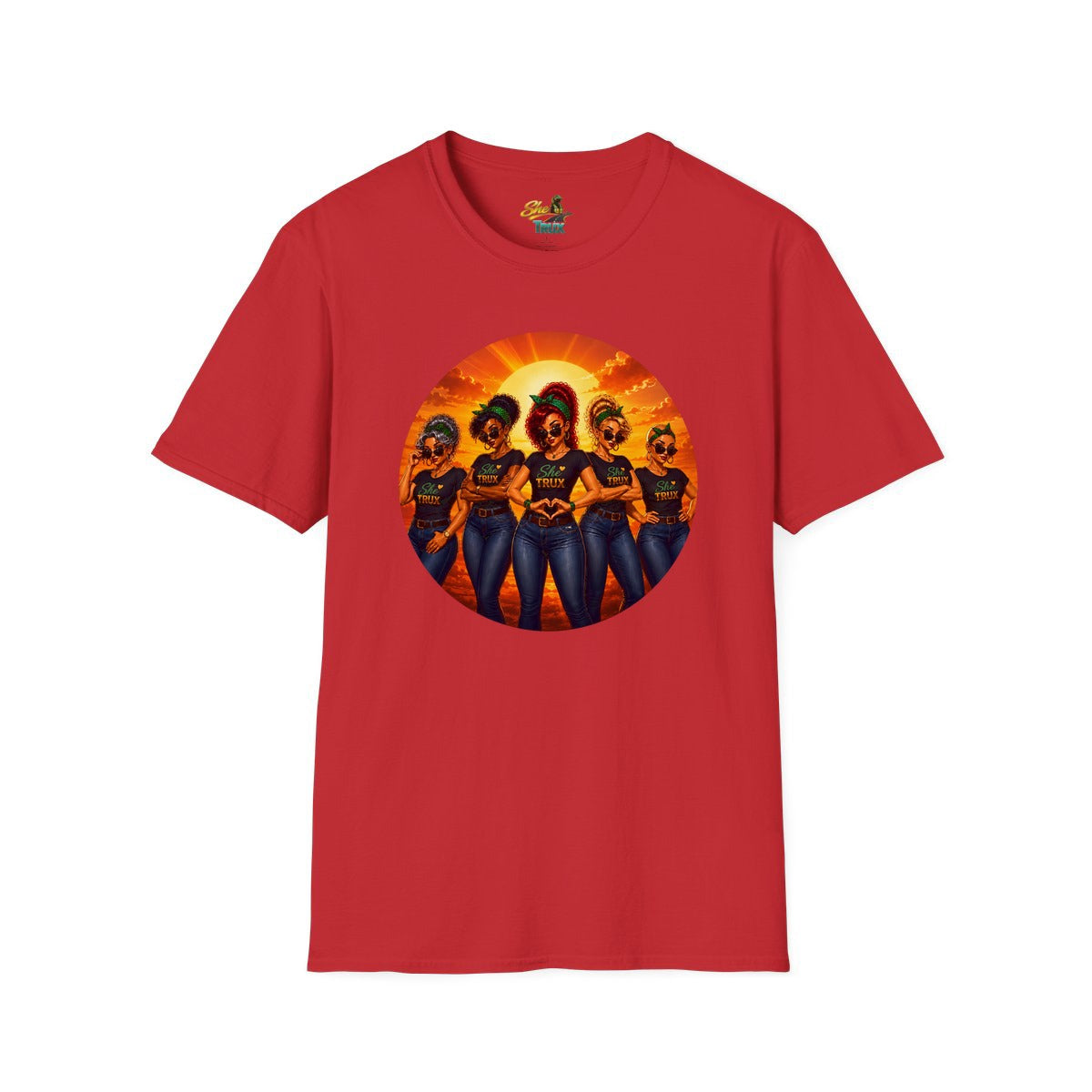 SheTrux Women Sunset - T-Shirt - Multiple Colors