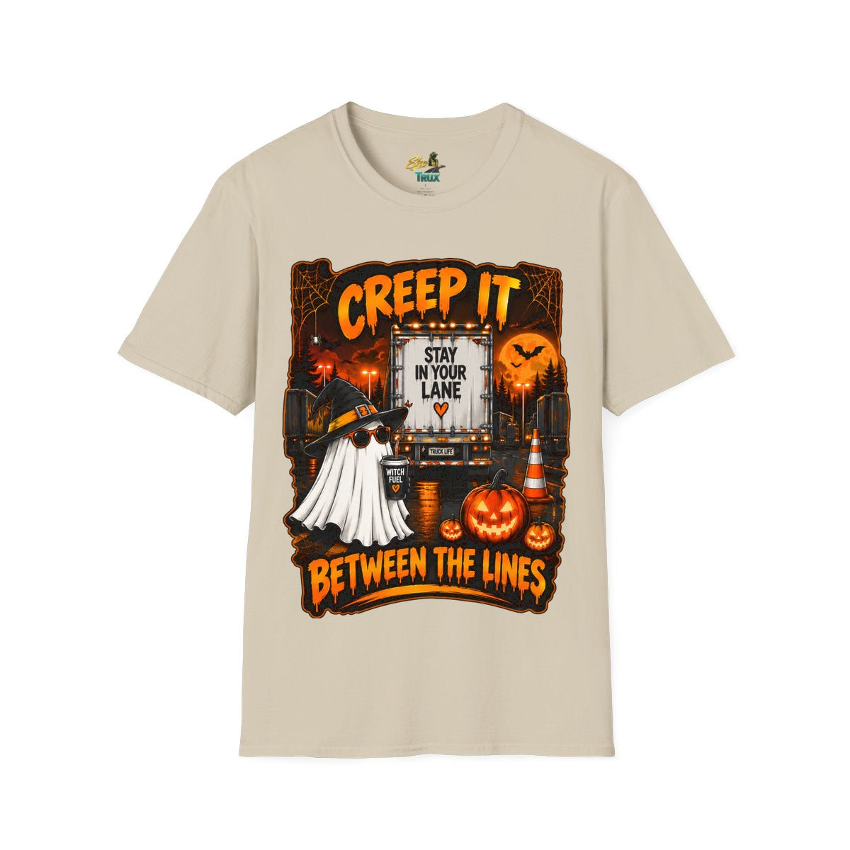 Halloween - Creep It Between The Lines - T-Shirt - Multiple Colors