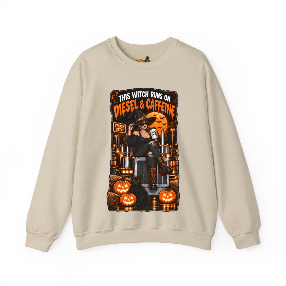 Halloween - Diesel and Caffeine - Sweatshirt - Multiple Colors