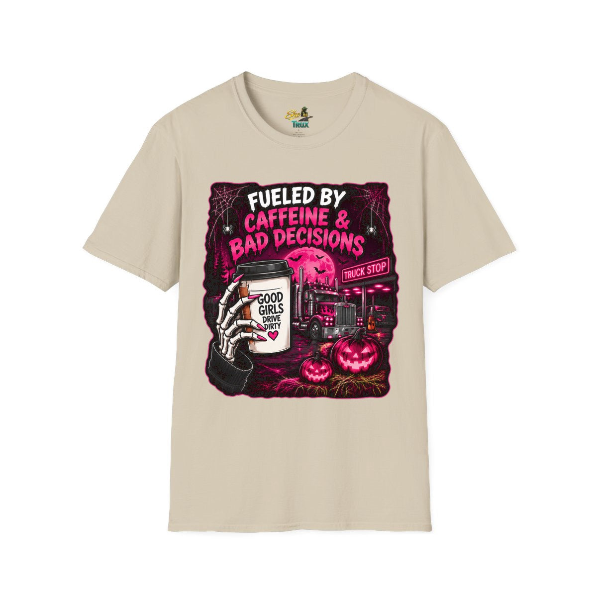 Halloween - Fueled By Caffeine and Bad Decisions - T-Shirt - Multiple Colors