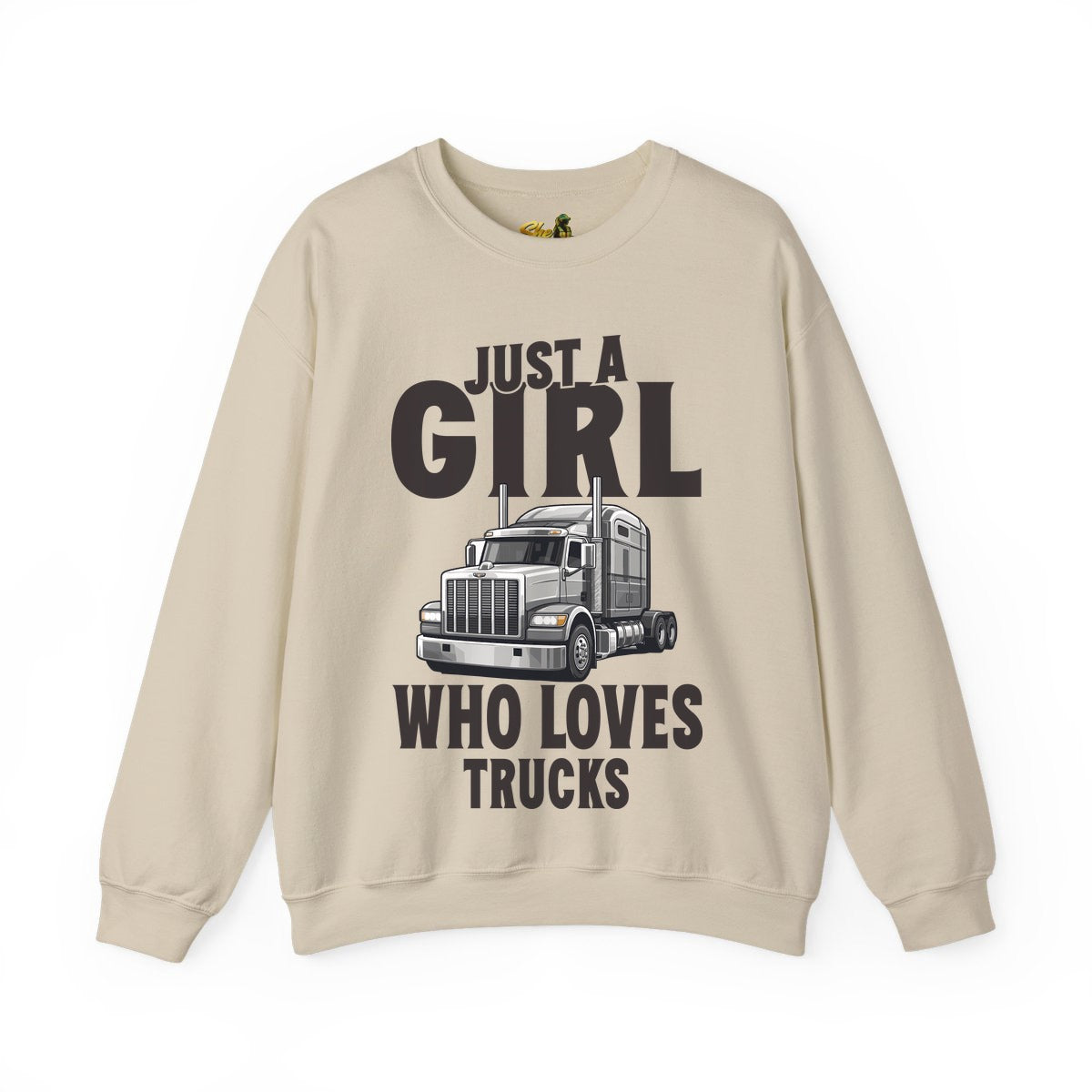 Just a Girl Who Loves Trucks - Sweatshirt - Multiple Colors