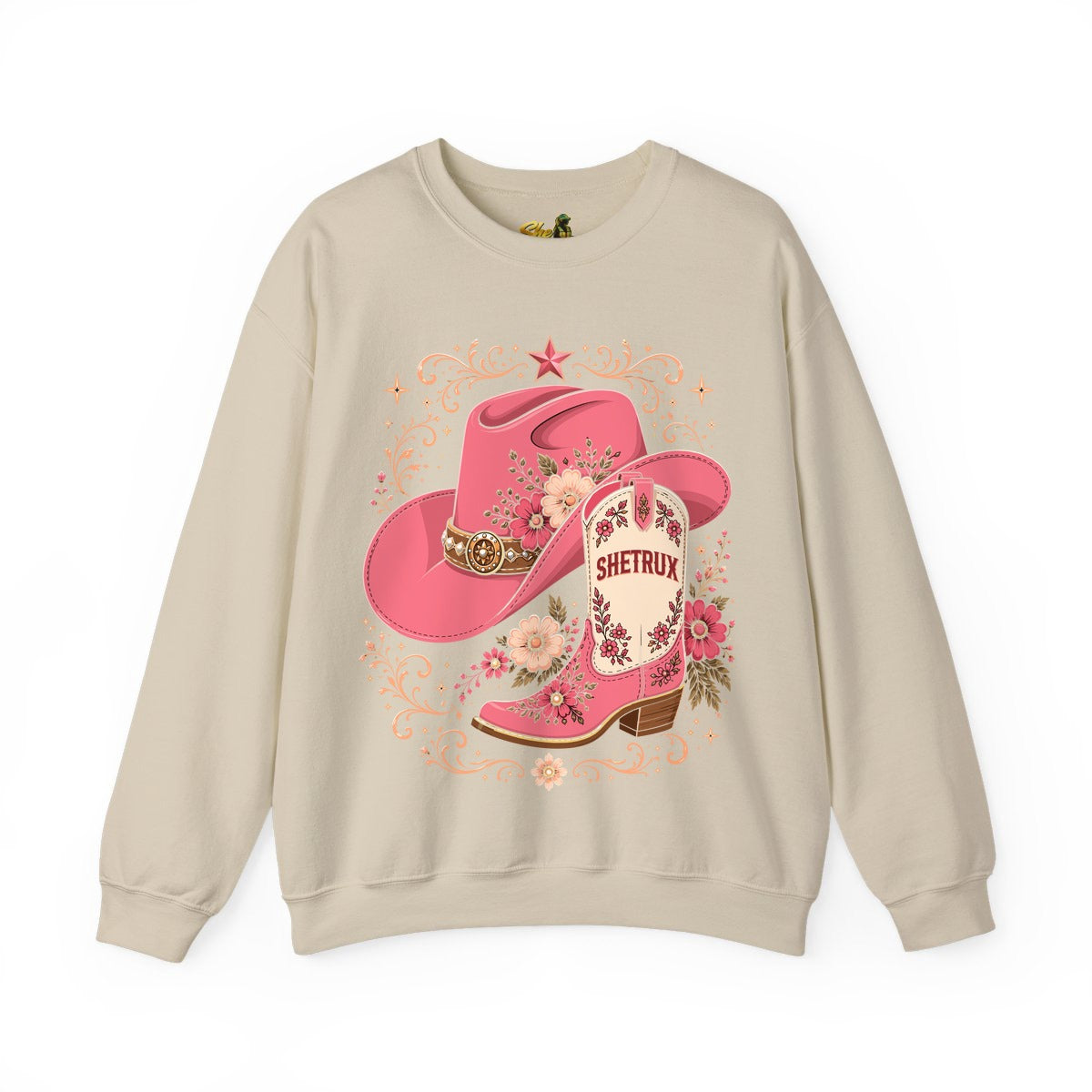 SheTrux Hat Boot Pink - Sweatshirt - Multiple Colors