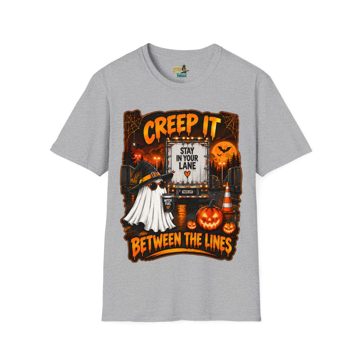 Halloween - Creep It Between The Lines - T-Shirt - Multiple Colors