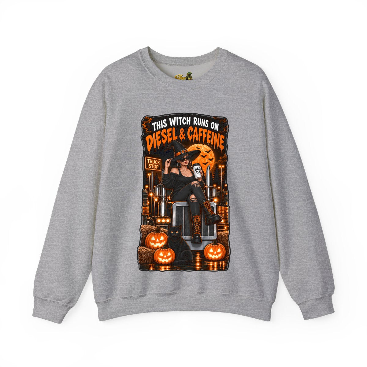 Halloween - Diesel and Caffeine - Sweatshirt - Multiple Colors