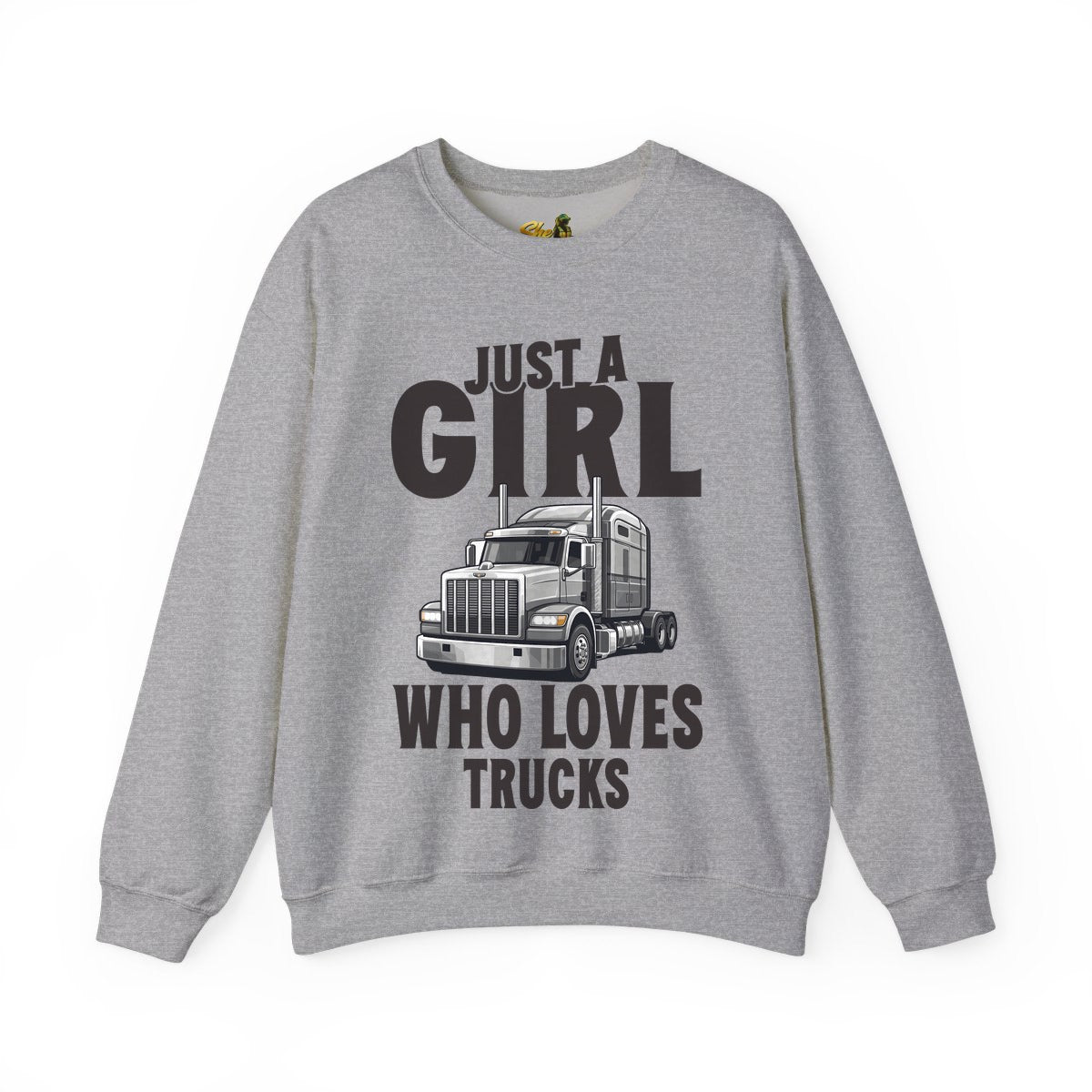 Just a Girl Who Loves Trucks - Sweatshirt - Multiple Colors