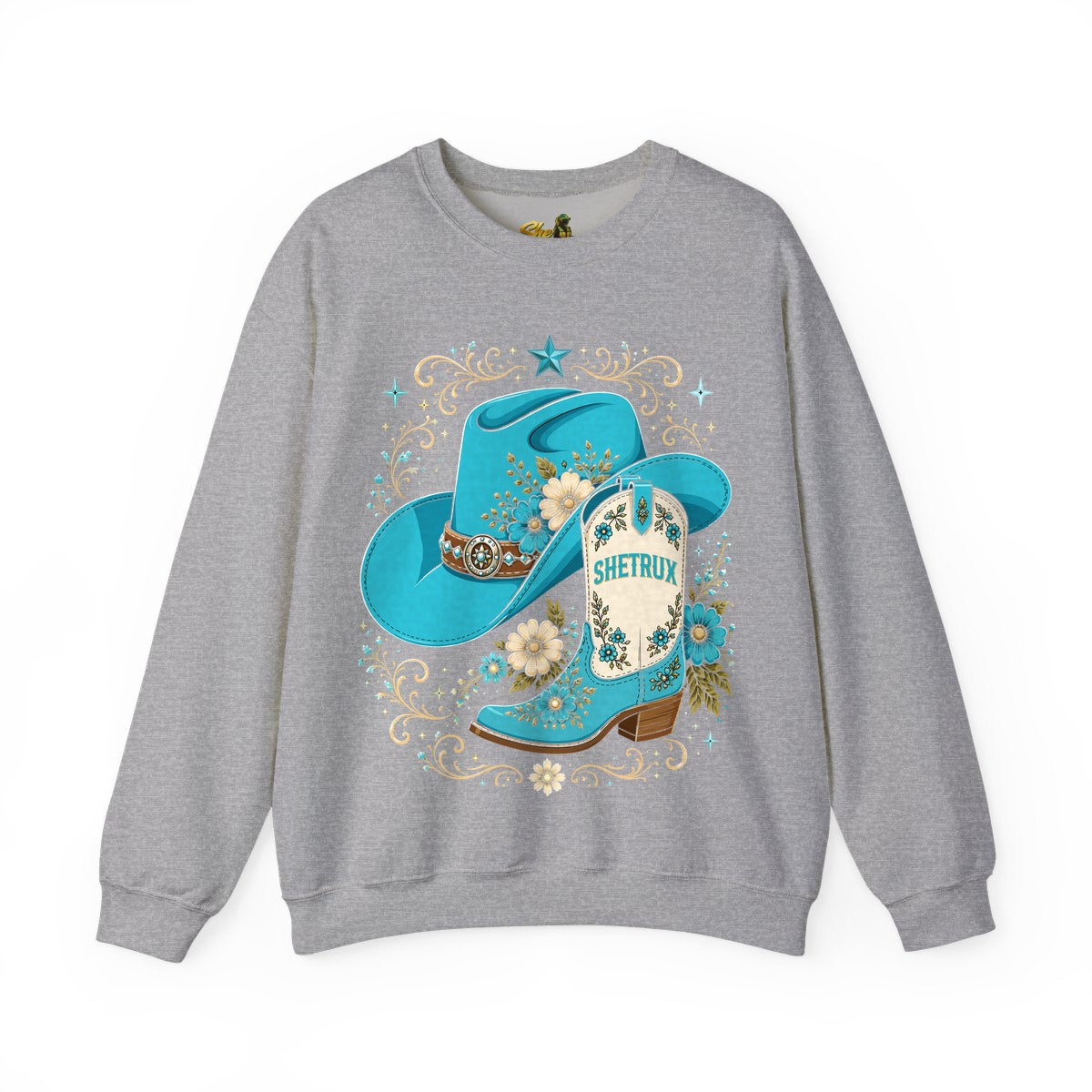 SheTrux Hat Boot Blue - Sweatshirt - Multiple Colors